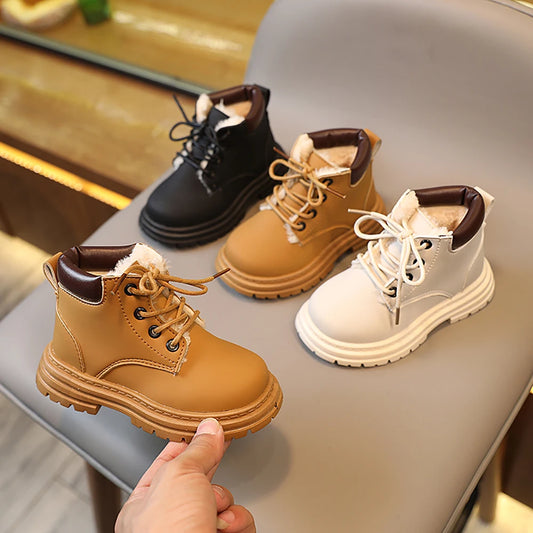 Bottines Enfant Fourrées – Intérieur chaud & moelleux