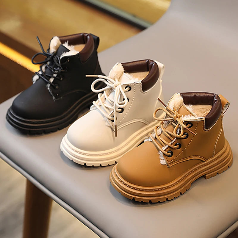 Bottines Enfant Fourrées – Intérieur chaud & moelleux