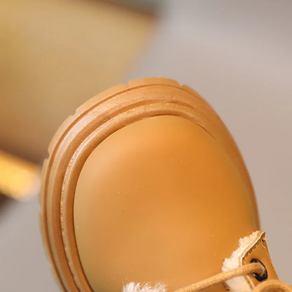 Bottines Enfant Fourrées – Intérieur chaud & moelleux